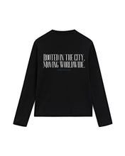Load image into Gallery viewer, Black Longsleeve Rooted - QUBO Worldwide
